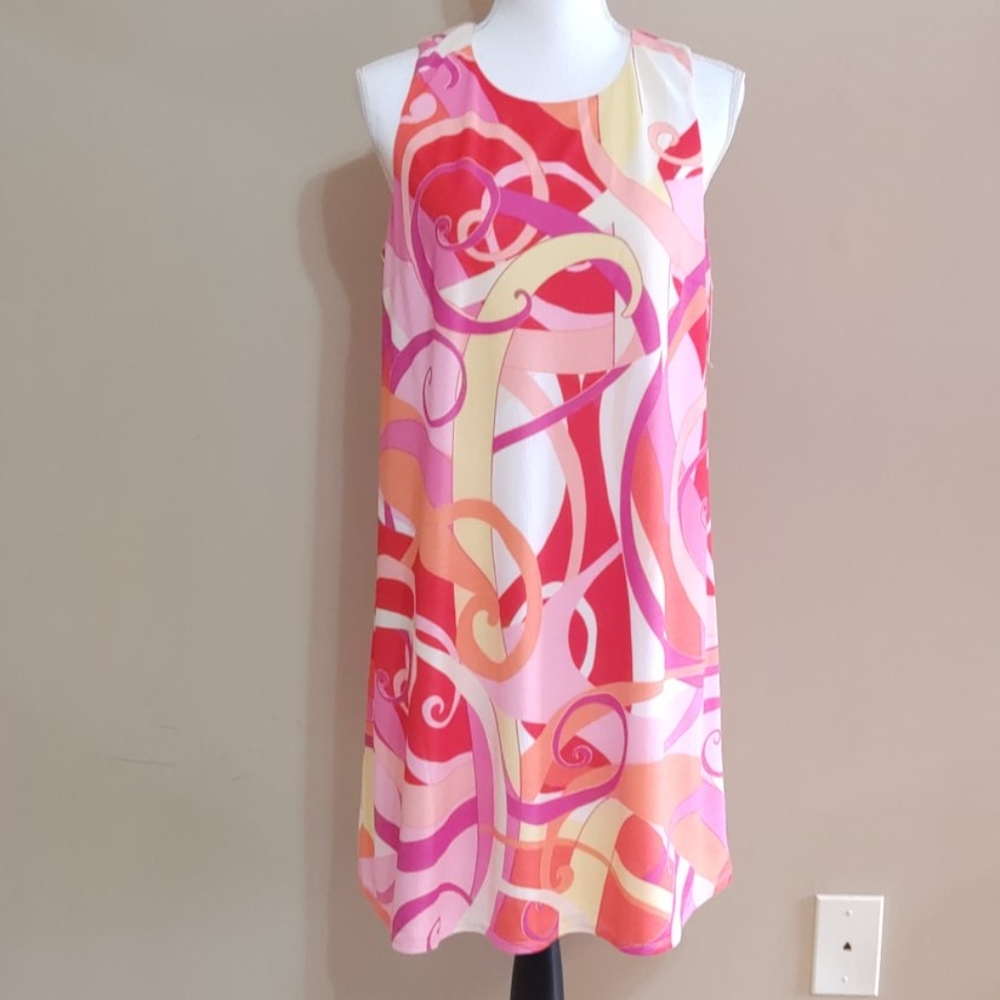 London Times Multi Color Shift Dress